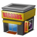 record,shop icon