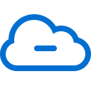 cloud, remove svg vector icon