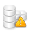 database, warning icon
