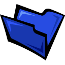 folder,indigo icon