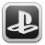 playstation, white icon