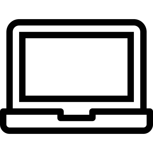 Laptop svg vector icon
