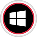 media, online, social, windows svg vector icon