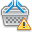 basket,error,ecommerce,shopping,webshop,warning,alert,wrong,buy,commerce,shopping cart,cart,exclamation icon