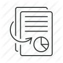 analysis, analytics, analyze, documents, reporting, reports, results icon