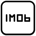 imdb, media, network, social svg vector icon
