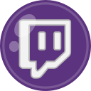media, social, twitch svg vector icon