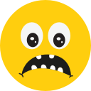 angry, bad, face, smiley svg vector icon