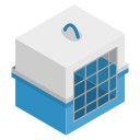 cage, pet, transport svg vector icon