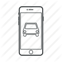 car, drive, gps, location, mobile, navigation, smartphone icon