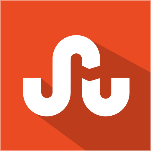 social,media,flat,shadow,set,stumbleupon icon