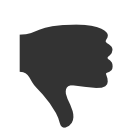 thumb,down icon