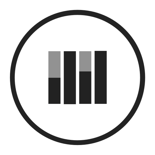Stackbar svg vector icon