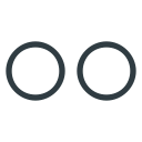 flickr, logo, media, social svg vector icon