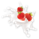 fruits, strawberries icon