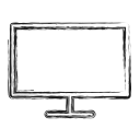 monitor, productivity, shape, social, television, tv svg vector icon