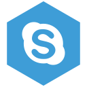 skype svg vector icon