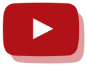 media, network, social, youtube svg vector icon