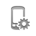mobile,gear icon
