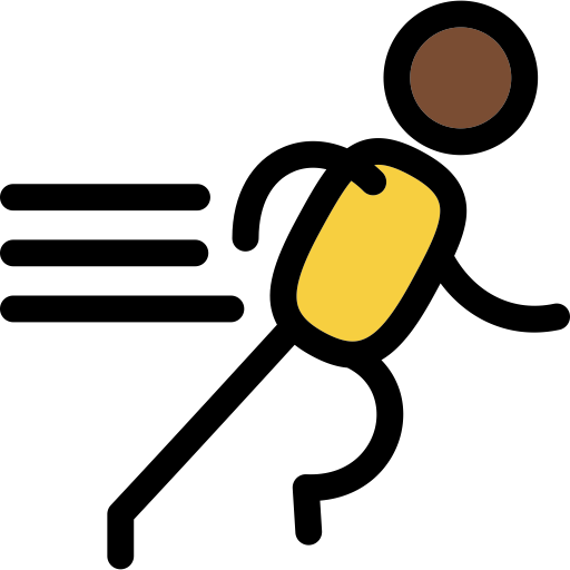 Sprinter svg vector icon
