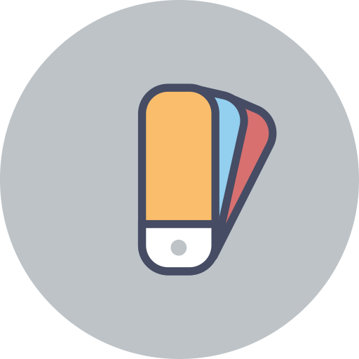 Color Palette svg vector icon