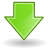 down,descend,download,fall,decrease,descending icon