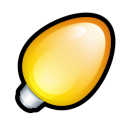christmas,light,orange,tip,energy,hint icon
