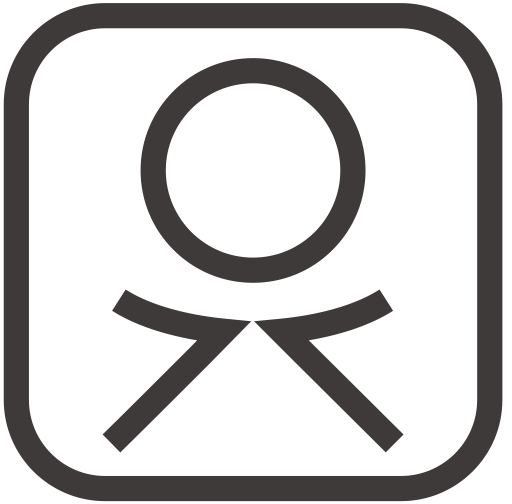 Odnoklassniki Square svg vector icon