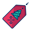 christmas, price, sale, shopping, tag, tree svg vector icon
