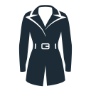 accesories, clothes, clothing, coat, fabric svg vector icon