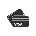 atm cards, credit cards, debit cards, visa svg vector icon