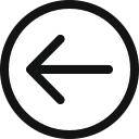 arrow, arrow circle, arrow left, arrowleftcircle, left svg vector icon