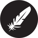 feathercoin, ftc svg vector icon