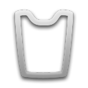 recycle,empty,blank icon