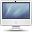 computer, graphite, monitor, on, screen icon