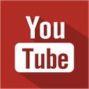 media, set, shadow, social, youtube icon