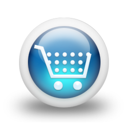 glossy,blue,orb icon