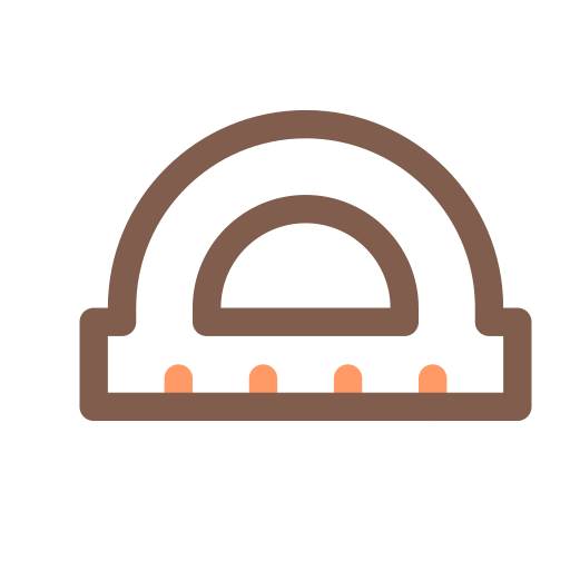 Circle Ruler svg vector icon