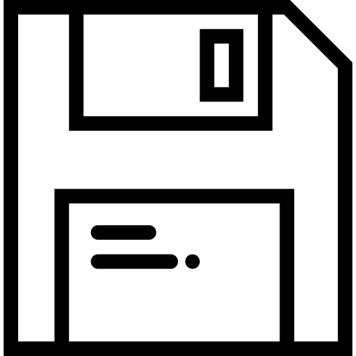 Save svg vector icon