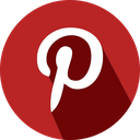 logo, pinterest, social network icon