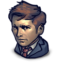blue, dr icon