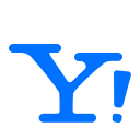 media, network, social, yahoo svg vector icon