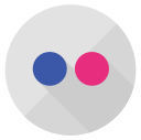 flickr, flikr svg vector icon