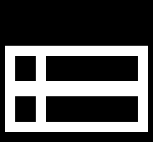 Single Panel svg vector icon
