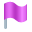 flag, mark, violet icon
