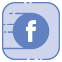 facebook, media, social svg vector icon