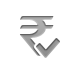 currency,sign,rupee,checkmark icon