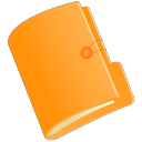 document,folder,orange,file,paper icon