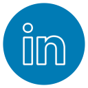 circle, in, linked, outline, social-media svg vector icon