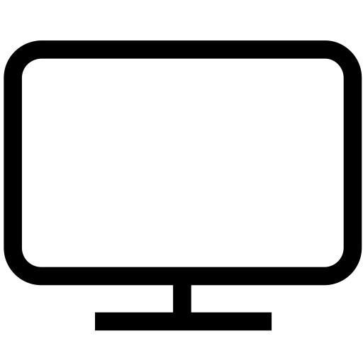 Tv svg vector icon